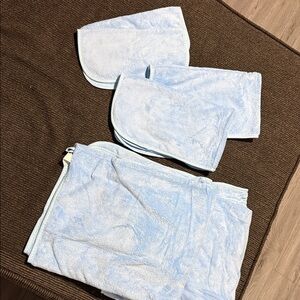 Light Blue Towel Set